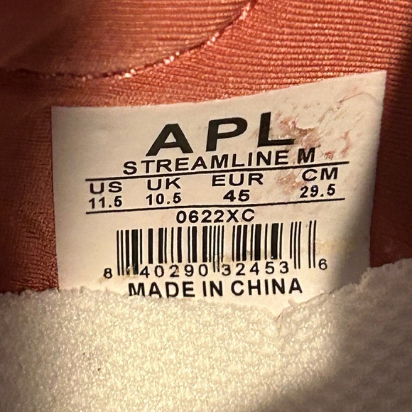 Men's Athletic Propulsion Labs APL Streamline Cedar Clay Running Shoe Size 11.5 - Picture 9 of 10